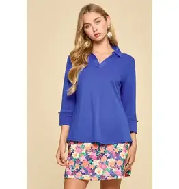 Lightweight Sun-Cool 3/4 Sleeve Top