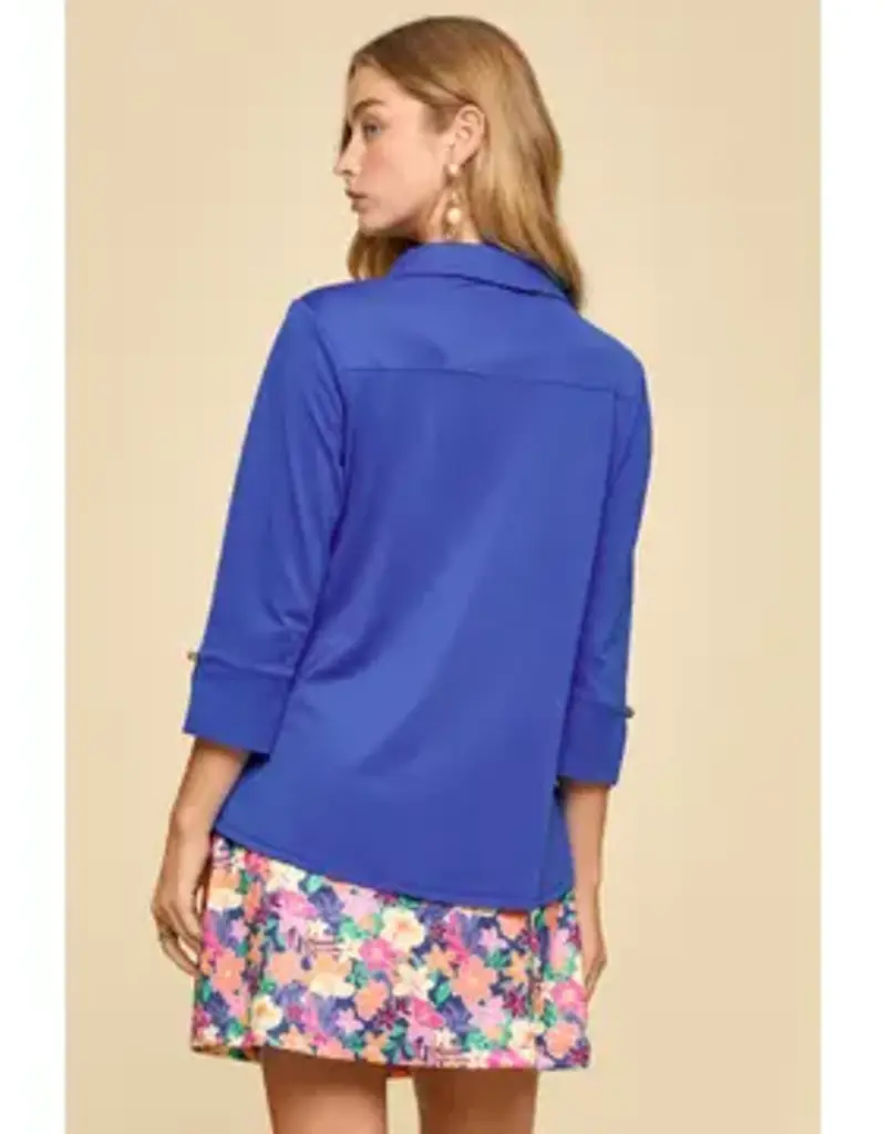 Lightweight Sun-Cool 3/4 Sleeve Top