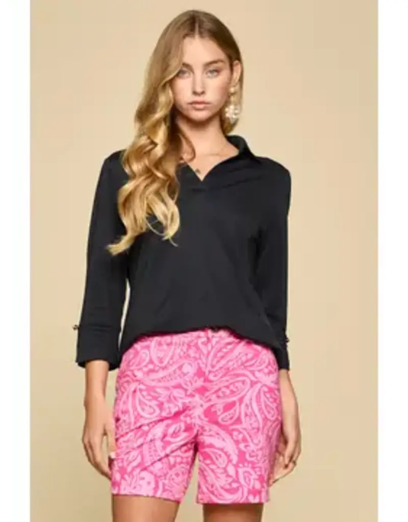 Lightweight Sun-Cool 3/4 Sleeve Top