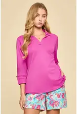 Lightweight Sun-Cool 3/4 Sleeve Top