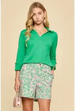 Lightweight Sun-Cool 3/4 Sleeve Top