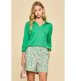 Lightweight Sun-Cool 3/4 Sleeve Top