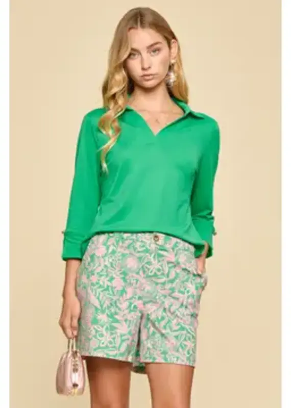 Lightweight Sun-Cool 3/4 Sleeve Top