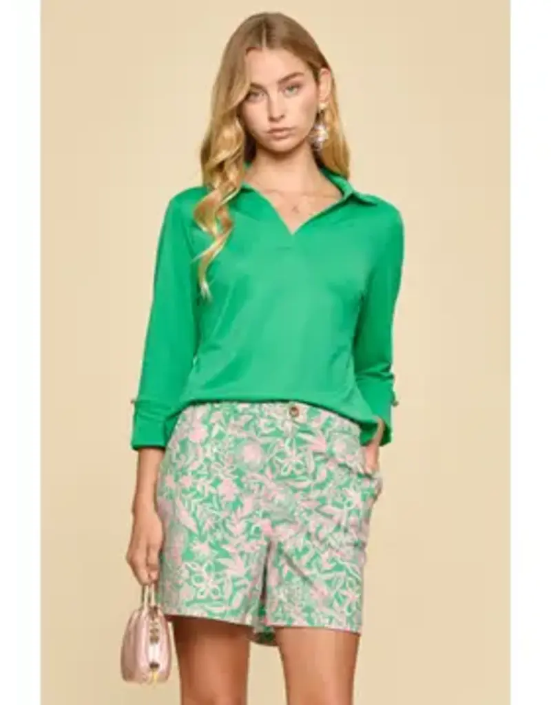 Lightweight Sun-Cool 3/4 Sleeve Top