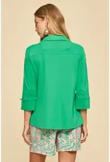 Lightweight Sun-Cool 3/4 Sleeve Top