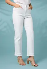 Mary Straight Ankle with Double Fringe Pant