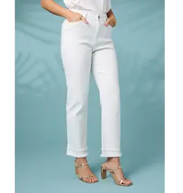 Mary Straight Ankle with Double Fringe Pant