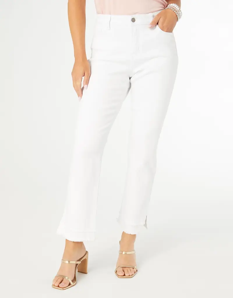 Mary Straight Ankle with Double Fringe Pant