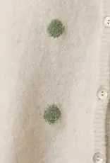 Polka Dot Button Front Cardigan