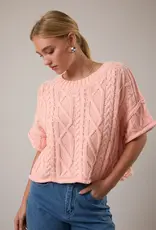 Knit Sweater Top With Drop Shoulder