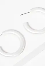 Bold Brass Hollow Hoop Earrings