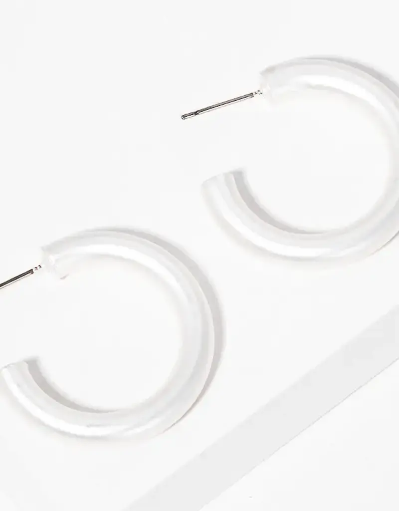 Bold Brass Hollow Hoop Earrings