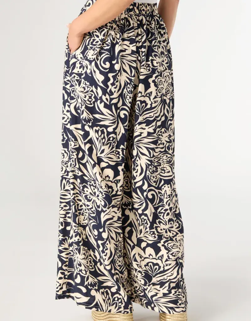 Dinara Flowy Pant with Cinched Waist