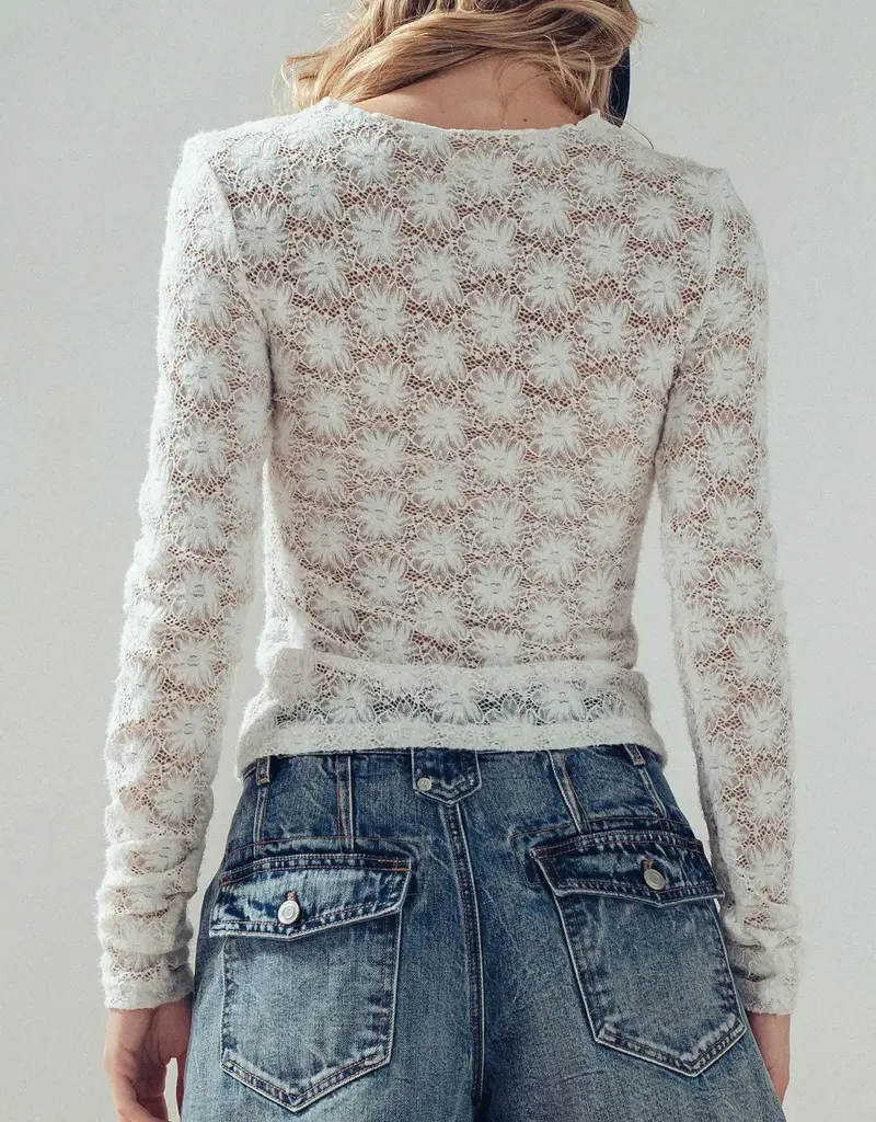 Romantic Floral Stretch Lace Layering