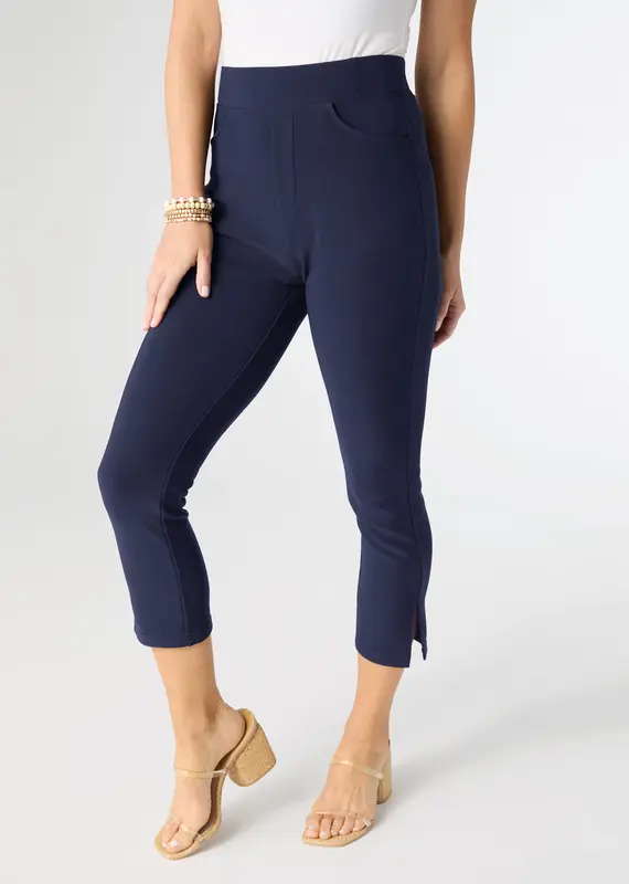 Georgie Capri with Side Slit