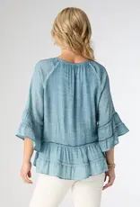 Susan Flutter Sleeve Top