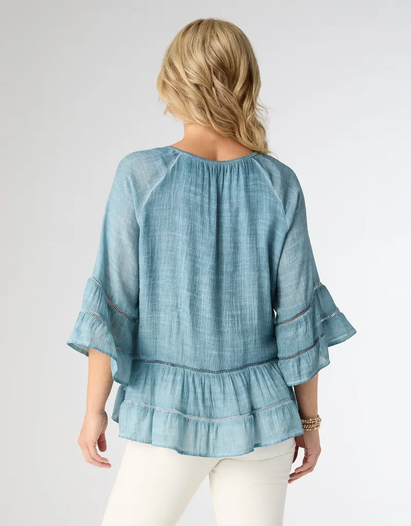 Susan Flutter Sleeve Top