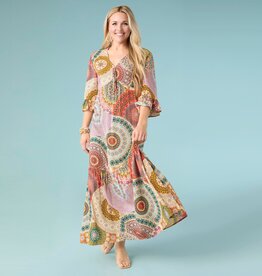 Cora V-Neck Maxi Dress