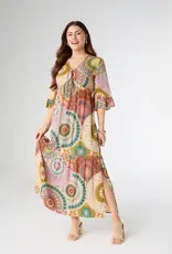 Cora V-Neck Maxi Dress