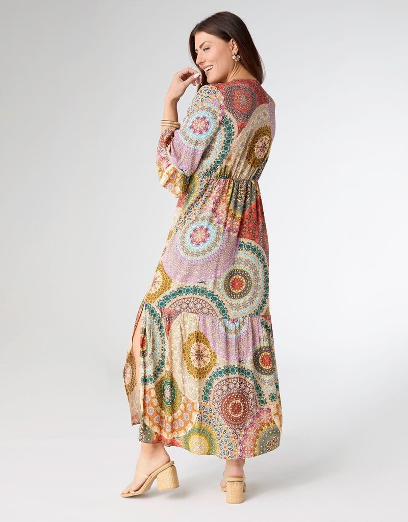 Cora V-Neck Maxi Dress