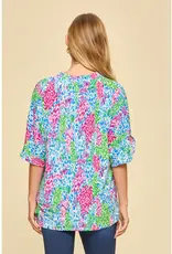 Wrinkle-Free Breeze Sleeve Lizzy Top