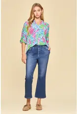 Wrinkle-Free Breeze Sleeve Lizzy Top