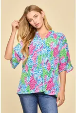 Wrinkle-Free Breeze Sleeve Lizzy Top
