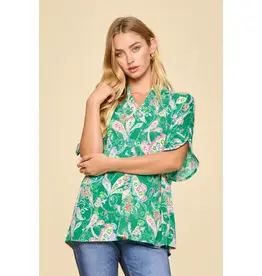 Breeze Sleeve Easy-Care Lizzy Top