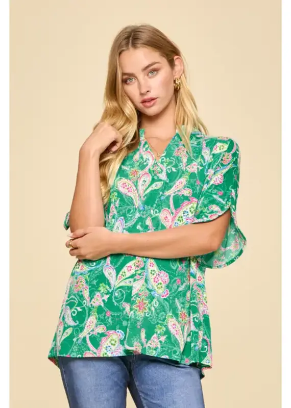 Breeze Sleeve Easy-Care Lizzy Top