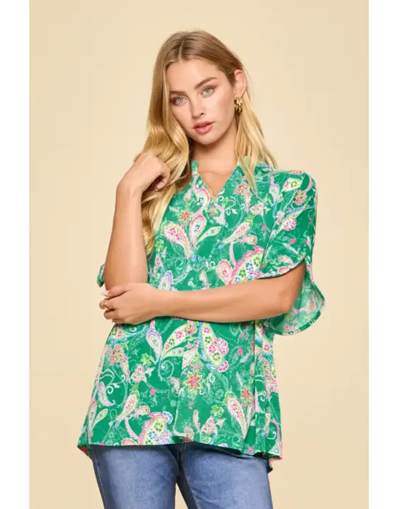 Breeze Sleeve Easy-Care Lizzy Top