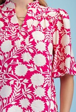 Val V-neck Trapunto Stitched Top