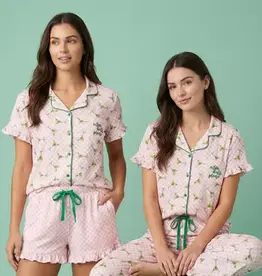 Extra Dirty Martini Frilly Pj Set - 3-Piece