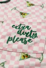 Extra Dirty Martini Frilly Pj Set - 3-Piece