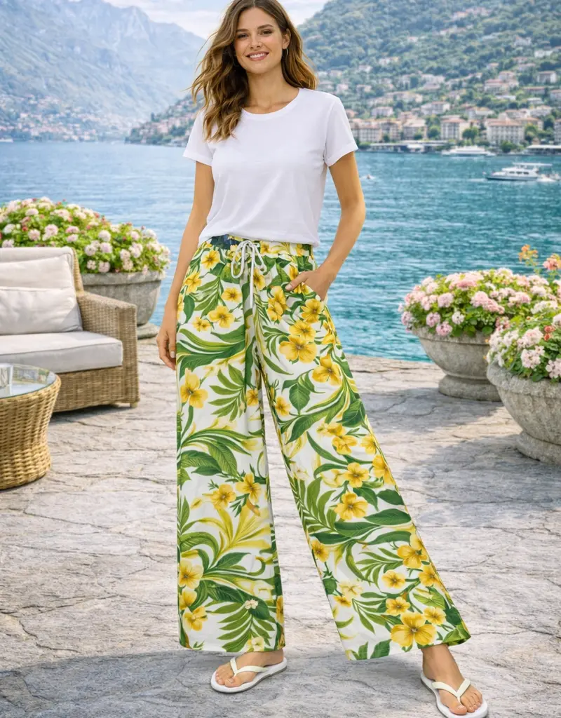 Linique Pull On Wide Leg Pant