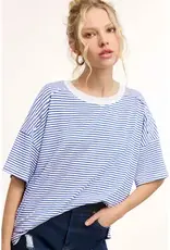 Striped Drop Shoulder Top