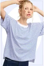 Striped Drop Shoulder Top