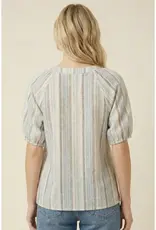 Multi Color Yarn Dyed Stripe Top