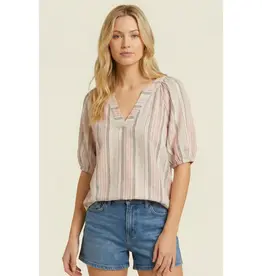 Multi Color Yarn Dyed Stripe Top