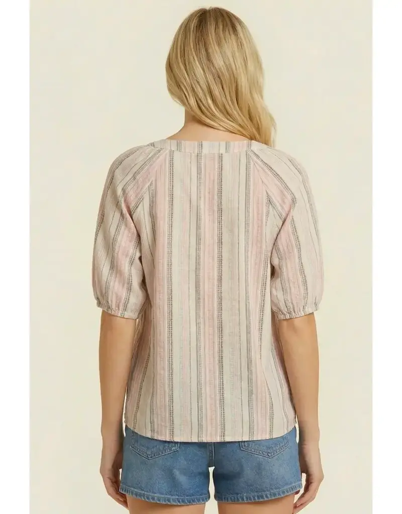 Multi Color Yarn Dyed Stripe Top