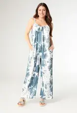 Samantha Printed Relaxed Romper with Pockets