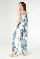 Samantha Printed Relaxed Romper with Pockets