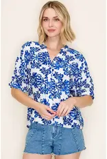 Betty Button Down Floral Printed Shirt