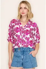 Betty Button Down Floral Printed Shirt