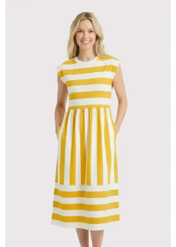 Ruby Striped Midi Dress