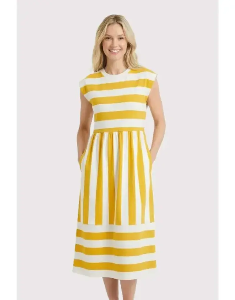 Ruby Striped Midi Dress