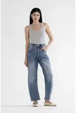 Super High Ankle Barrel-Leg Jean