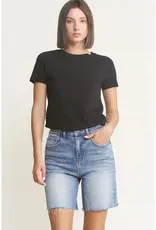 Super High Vintage Raw Hem 7" Short