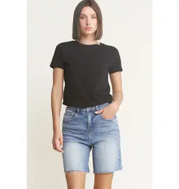 Super High Vintage Raw Hem 7" Short