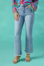 Sylvie Flare Ankle with Fringe Bottom