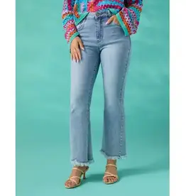 Sylvie Flare Ankle with Fringe Bottom